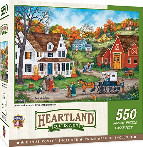ジグソーパズル 海外製 アメリカ MasterPieces - 550 Piece Jigsaw Puzzle, Dinner at Grandmas, Fun for Adults, Family, Kids, 18" x 24"ジグソーパズル 海外製 アメリカ｜angelica
