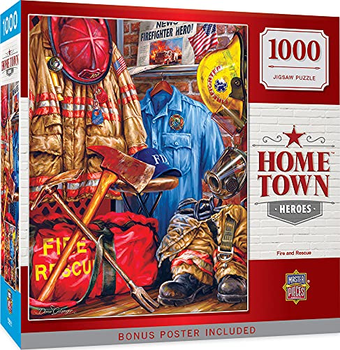 ジグソーパズル 海外製 アメリカ MasterPieces 1000 Piece Jigsaw Puzzle For Adults, Family, Or Youth - Fire And Rescue - 19.25"x26.75"ジグソーパズル 海外製 アメリカ|angelica