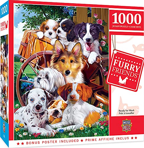 ジグソーパズル 海外製 アメリカ MasterPieces 1000 Piece Jigsaw Puzzle for Adults, Family, Or Youth - Ready for Work - 19.25"x26.75"ジグソーパズル 海外製 アメリカ｜angelica
