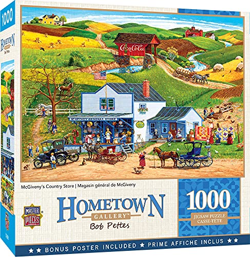 ジグソーパズル 海外製 アメリカ MasterPieces 1000 Piece Jigsaw Puzzle for Adults, Family, Or Youth - Mcgiveny's Country Store - 19.25"x26.75"ジグソーパズル 海外製 アメリカ|angelica