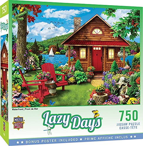 ジグソーパズル 海外製 アメリカ MasterPieces 750 Piece Jigsaw Puzzle for Adults, Family, Or Youth - Waterfront - 18"x24"ジグソーパズル 海外製 アメリカ｜angelica