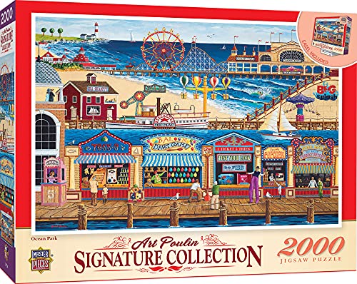 福袋 有名ブランド ジグソーパズル 海外製 アメリカ MasterPieces 2000 Piece Jigsaw Puzzle For Adult Family Or Kids - Ocean Park 39