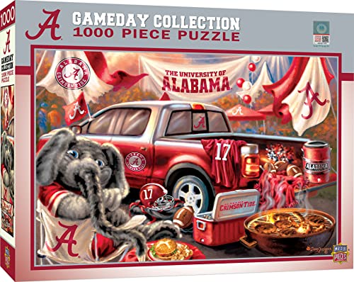 ジグソーパズル 海外製 アメリカ Masterpieces 1000 Piece Jigsaw Puzzle for Adults - NCAA Alabama Crimson Tide Gameday - 19.25"x26.75"ジグソーパズル 海外製 アメリカ｜angelica