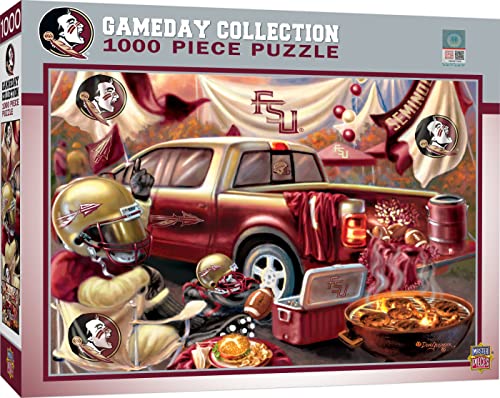ジグソーパズル 海外製 アメリカ MasterPieces 1000 Piece Jigsaw Puzzle for Adults - NCAA Florida State Seminoles Gameday - 19.25"x26.75"ジグソーパズル 海外製 アメリカ|angelica