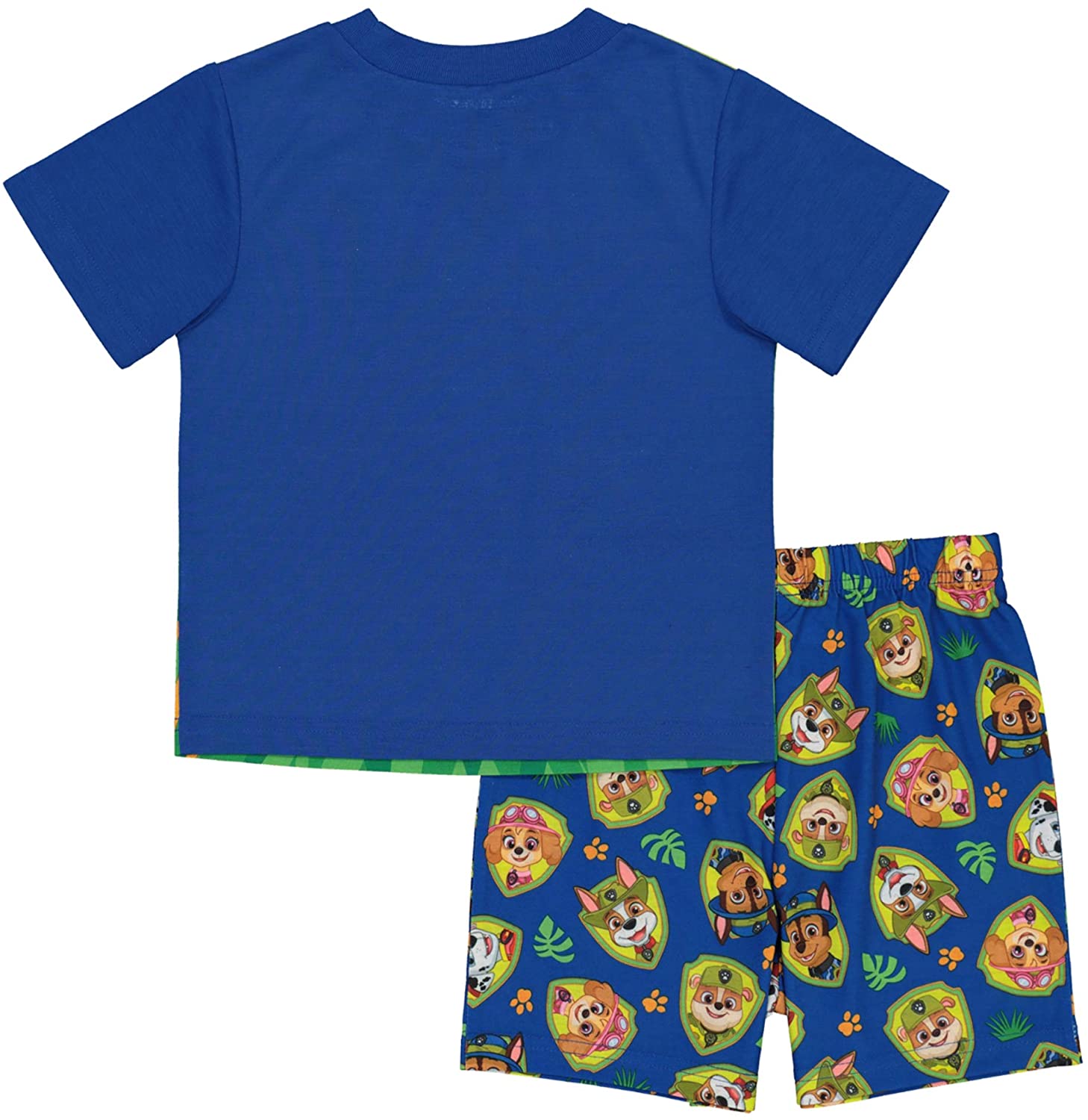 送料無料 パウパトロール 子供服 パジャマ 4t 日本サイズ110相当 マーシャル トラッカー チェイス 複数キャラクター ブルー グリーン キッズ ファッション 男の子 女の子 ジャングルレスキュー Rvcconst Com