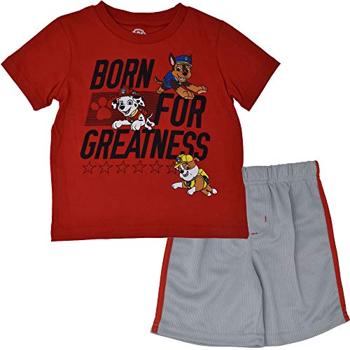 送料無料 パウパトロール 子供服 半袖tシャツとショートパンツ ズボン 7 日本サイズ1 130相当 マーシャル チェイス ラブル 複数キャラクター えんじ グレー キッズ ファッション 男の子 女の子 Psicologosancora Es