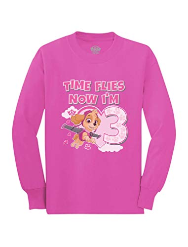 楽天ランキング1位 パウパトロール アメリカ直輸入 子供服 キッズ ファッション Birthday Girl Paw Patrol Skye 3rd Birthday Gift Toddler Kids Long Sleeve T Shirt 2t Pinkパウパトロール アメリカ直輸入 子供服 キッズ ファッション 想像を超えての