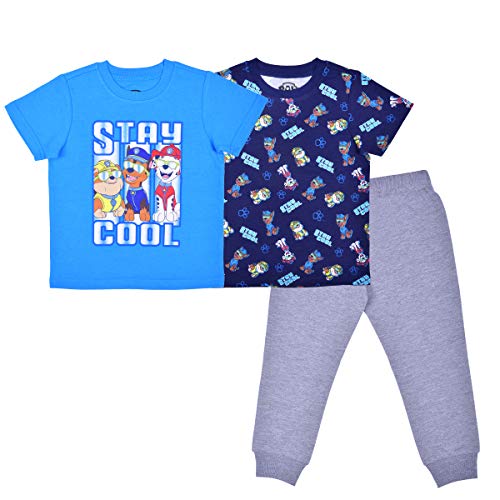 豪華 パウパトロール アメリカ直輸入 子供服 キッズ ファッション Nickelodeon Paw Patrol Boy S 3 Piece Stay Cool T Shirt And Jogger Pant Set Blue Grey Size 7パウパトロール アメリカ直輸入 子供服 キッズ ファッション Angelica 新品本物 Neostudio Ge