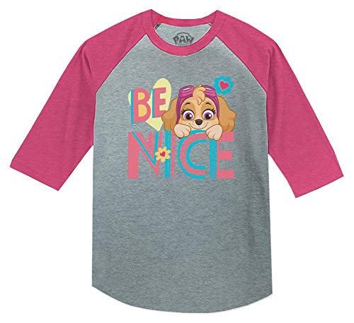 代引不可 パウパトロール アメリカ直輸入 子供服 キッズ ファッション Paw Patrol Shirt Toddler Girls Skye Everest Nickelodeon Shirt Pawsome Raglan Tee Be Nice Pink 2tパウパトロール アメリカ直輸入 子供服 キッズ ファッション Angelica 即発送可能