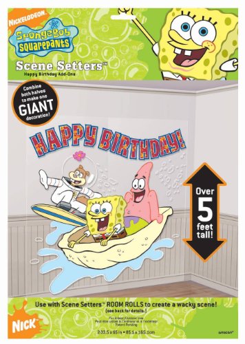 偉大な 楽天市場 スポンジボブ カートゥーンネットワーク Spongebob キャラクター アメリカ限定多数 送料無料 5 Spongebob Happy Birthday Wall Decorationスポンジボブ カートゥーンネットワーク Spongebob キャラクター アメリカ限定多数 Angelica 公式の I