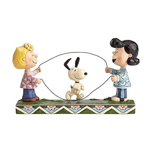 エネスコ Enesco 南京豆 サリーとルーシー、おせっかいのなわとび ダブルダッチ 図形 室内装飾 ジム・ショア 約11.7糎