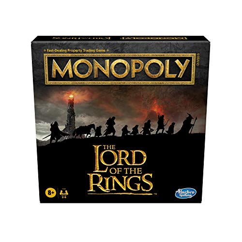 2020超人気 楽天市場 ボードゲーム 英語 アメリカ 海外ゲーム 送料無料 Hasbro Games Monopoly The Lord Of The Rings Edition Board Game Inspired By The Movie Trilogy Play As A Member Of The Fellowship For Kids Ages 8