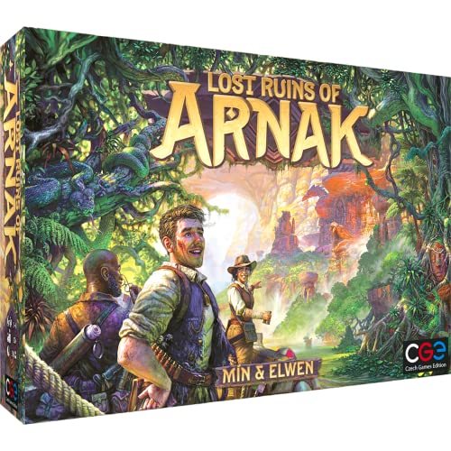 ゲーム盤力くらべ 英語 亜米利加 外国で力くらべ Lost Ruins of Arnak by CGE Czech Games Edition, an Exploration Strategy Board Gameゲーム盤力くらべ 英語 亜米利加 外国で力くらべ