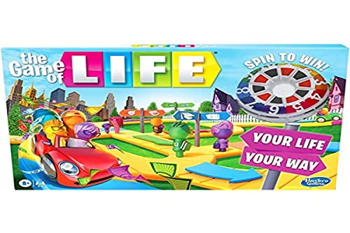 ゲーム盤力くらべ 英語 亜米利加 外国で力くらべ The Game of Life Board Game, Family Games for Kids Ages 8 and Up, Pegs Come インチ 6 Colors, Family Board Games for 2 to 4 Playersゲーム盤力くらべ 英語 亜米利加 外国で力くらべ