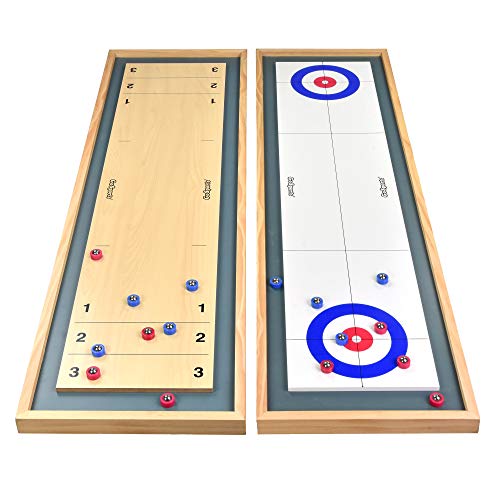 ビーストオブバランス　エキドナシャッフル　ボードゲーム　セット 楽天市場】GoSports Shuffleboard and Curling 2-in-1 Table