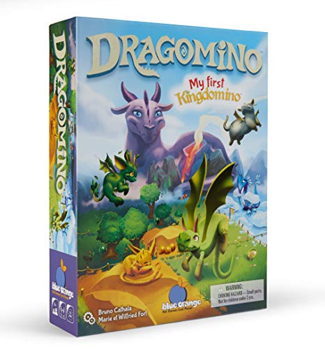 ゲーム盤力くらべ 英語 亜米利加 外国で力くらべ Tabletop Strategy Game, My First Kingdomino, Fun Kids \u0026 Adults Family Fantasy Board Game, 2-4 Players, Ages 5+, Dragomino by Blue Orange Gamesゲーム盤力くらべ 英語 亜米利加 外国で力くらべ