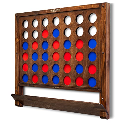 ゲーム盤力くらべ 英語 亜米利加 外国で力くらべ GoSports Wall Mounted Giant 4 インチ a Row Game - Jumbo 4 Connect Family Fun with Coinsゲーム盤力くらべ 英語 亜米利加 外国で力くらべ