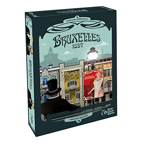 ゲーム盤力くらべ 英語 亜米利加 外国で力くらべ Geek Attitude: Burxelles 1897, Board Game, Sequel to Bruxelles 1893, 2 to 4 Players, 45-60 Minute Play Time, For Ages 10 and upゲーム盤力くらべ 英語 亜米利加 外国で力くらべ