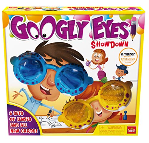ゲーム盤力くらべ 英語 亜米利加 外国で力くらべ Goliath Googly Eyes Showdown - Family Drawing Game with Crazy, Vision-Altering Glasses - Includes A Fun Burger Party Card Gameゲーム盤力くらべ 英語 亜米利加 外国で力くらべ