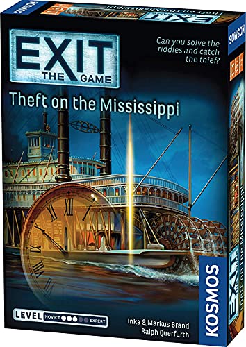 ゲーム盤競り合い 英語 亜米利加 外国で競り合い EXIT: The Game - Theft on The Mississippiゲーム盤競り合い 英語 亜米利加 外国で競り合い