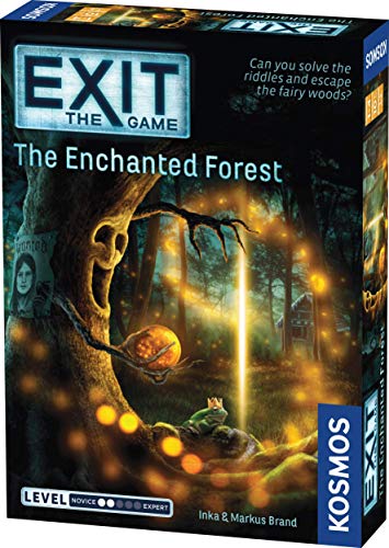 ゲーム盤競り合い 英語 亜米利加 外国で競り合い Thames \u0026 Kosmos EXIT: The Enchanted Forest| A Kosmos Escape Room Game インチ a Box| Family Friendly, Card-Based at-Home Escape Room Experience for 1 to 4 Players, Ages 12+ , Blacゲーム盤競り合い 英語 亜米利加 外国で競り合い