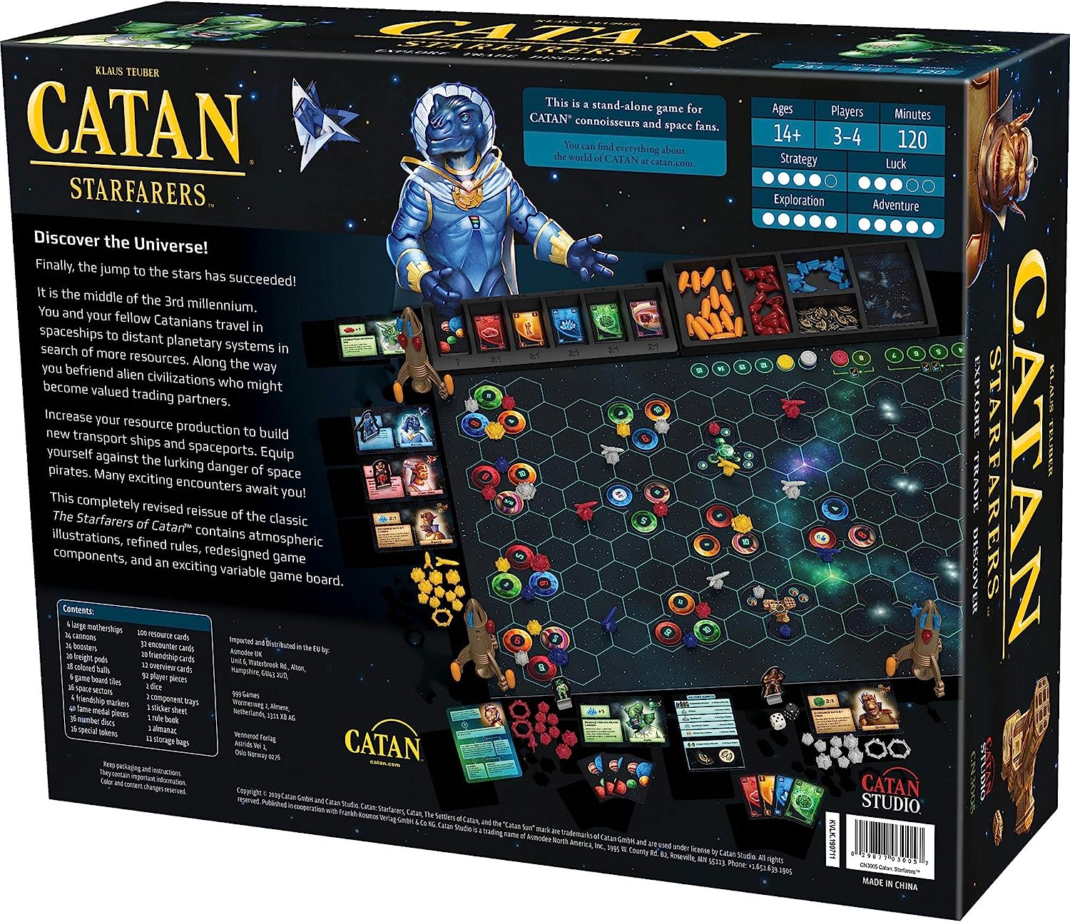 ボードゲーム 英語 アメリカ 海外ゲーム 送料無料 Catan Starfarers Board Game 2nd Ed Base Game Family Board Game For Adults And Kids Adventure Board Game Ages 14 3 To 4 Players Average Playtimボードゲーム 英語