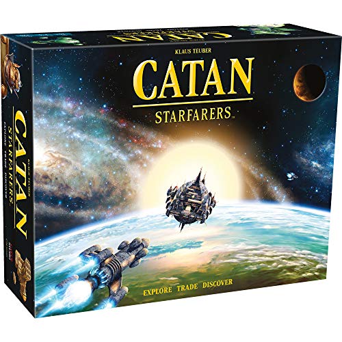 ゲーム盤取り組み 英語 亜米利加 外国で取り組み CATAN Starfarers Board Game - Compete for Galactic Council Ambassadorship! Strategy Game, Family Game for Kids and Adults, Ages 14+, 3-4 Players, 120 Minute Playtime, Made byゲーム盤取り組み 英語 亜米利加 外国で取り組み