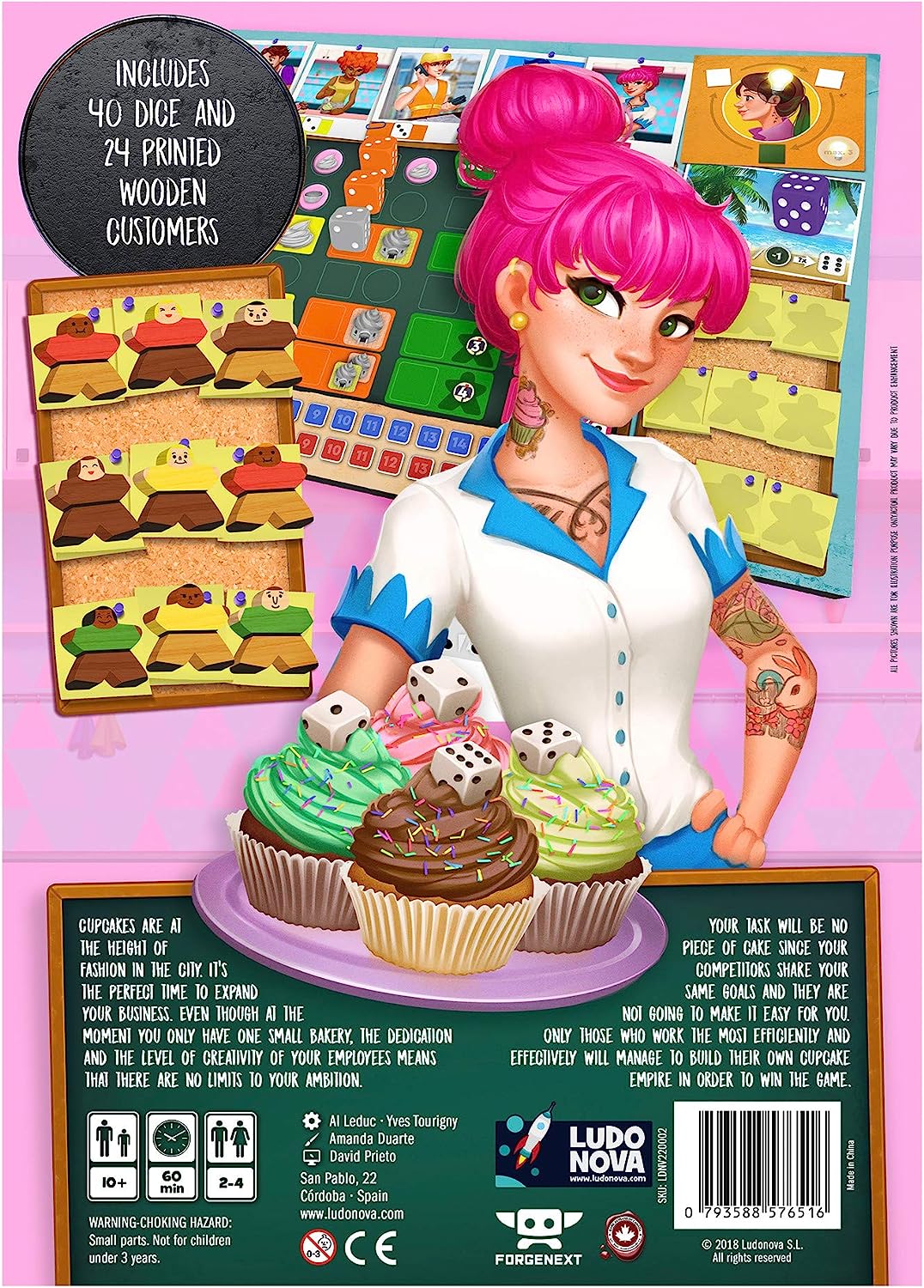 ボードゲーム 英語 アメリカ 海外ゲーム 送料無料 Ludonova Cupcake Empire Ldnv2001 ボードゲーム 英語 アメリカ 海外ゲーム Opinioncubana Com