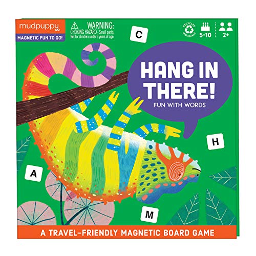 ゲーム盤競り合い 英語 亜米利加 外国で競り合い Mudpuppy Hang インチ There! Magnetic Board Game ? Colorful Word Game for Kids Ages 5-10, 2+ Players ? Compact \u0026 Magnetic Design, Ideal Travel Activity for Kids, Instructions ゲーム盤競り合い 英語 亜米利加 外国で競り合い
