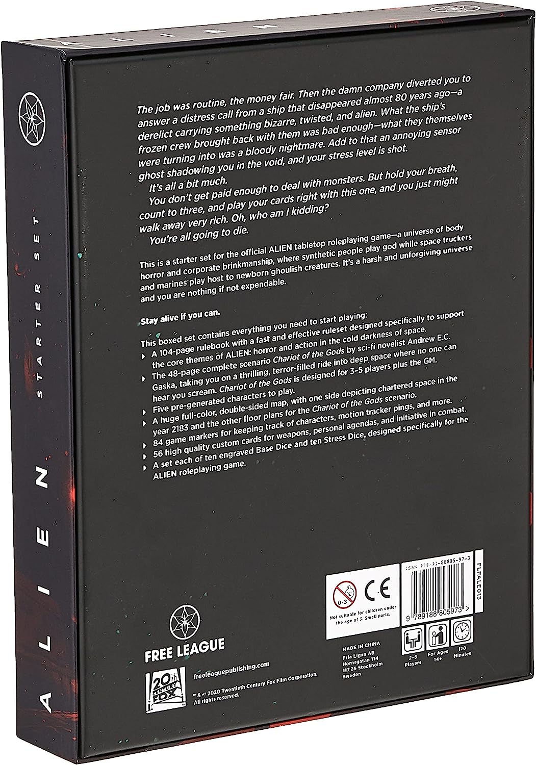 初売り Free ボードゲーム Boxed アメリカ Set 英語 Rpg 海外ゲーム League Starter Publishing Alien ファミリートイ ゲーム