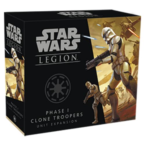ゲーム盤力くらべ 英語 亜米利加 外国で力くらべ Star Wars: Legion Phase 1 Clone Troopers UNIT EXPANSION - March into Galactic Warfare! Tabletop Miniatures Strategy Game, Ages 14+, 2 Players, 3 Hour Playtime, Made by Atomicゲーム盤力くらべ 英語 亜米利加 外国で力くらべ