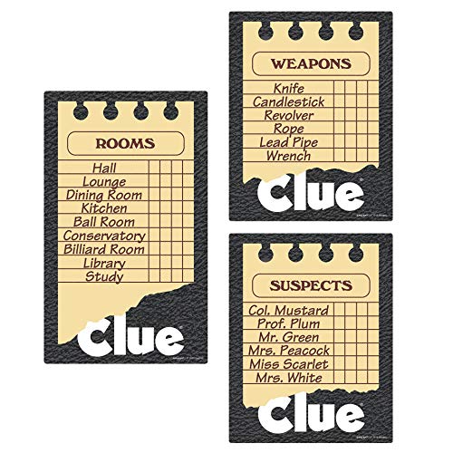 ボードゲーム 英語 アメリカ 海外ゲーム Clue Cutout Decorations (3ct)ボードゲーム 英語 アメリカ 海外ゲーム|angelica