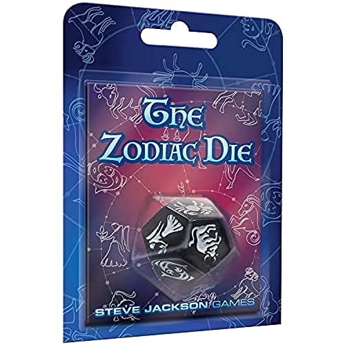 ゲーム盤力くらべ 英語 亜米利加 外国で力くらべ The Zodiac Die | 30粍 12-Sided Die | Signs of the Zodiac | Tabletop Roleplaying Games | RPG | from Steve Jackson Gamesゲーム盤力くらべ 英語 亜米利加 外国で力くらべ