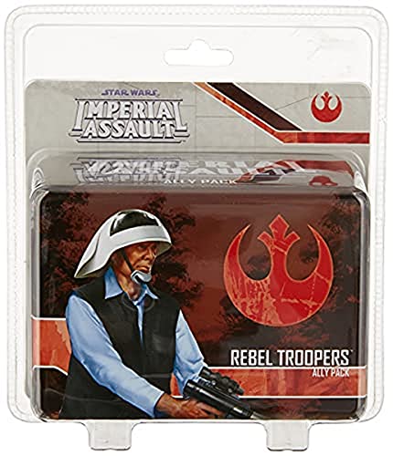 ゲーム盤力くらべ 英語 亜米利加 外国で力くらべ Star Wars Imperial Assault Board Game Rebel Troopers ALLY PACK - Epic Sci-Fi Miniatures Strategy Game for Kids and Adults, Ages 14+, 1-5 Players, 1-2 Hour Playtime, Made by Fゲーム盤力くらべ 英語 亜米利加 外国で力くらべ