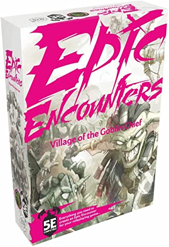 ボードゲーム 英語 アメリカ 海外ゲーム Epic Encounters: Village of The Goblin Chief - RPG Fantasy, Tabletop Game with 20 Miniatures, Double-Sided Game Mat, & Game Master Adventure Book with Monster Statsボードゲーム 英語 アメリカ 海外ゲーム｜angelica 21,672円