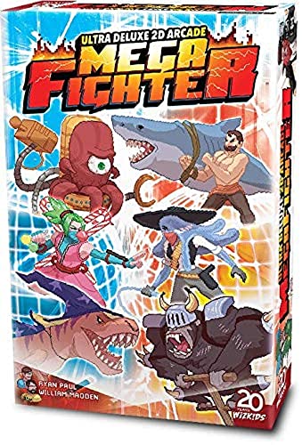 ボードゲーム 英語 アメリカ 海外ゲーム WizKids Ultra Deluxe 2D Arcade Mega Fighter Blueボードゲーム 英語 アメリカ 海外ゲーム｜angelica