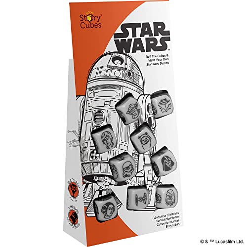 ゲーム盤力くらべ 英語 亜米利加 外国で力くらべ Rory\u0027s Story Cubes Star Wars Edition (Eco-Blister) - Craft Your Own Galactic Adventures! Creative Storytelling Game for Kids \u0026 Adults, Ages 6+, 1+ Players, 10 Minute Playtimeゲーム盤力くらべ 英語 亜米利加 外国で力くらべ