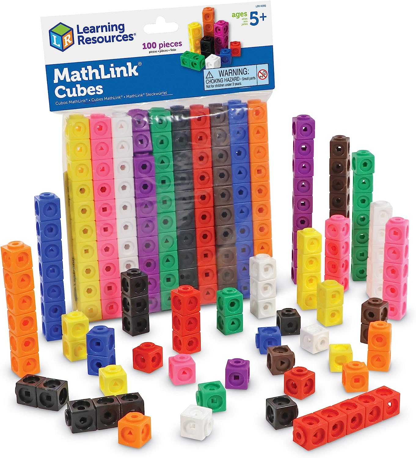 安い購入 知育玩具 パズル ブロック ラーニングリソース 送料無料 Learning Resources Mathlink Cubes Educational Counting Toy Early Math Skills Set Of 100 Cubes Plastic Pattern Blocks Set Of 250 知育玩具 パズル ブロック ラーニングリソース 海外