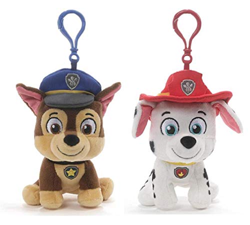 ガンド ぬいぐるみ リアル お世話 かわいい 送料無料 Gund Paw Patrol Backpack Clip Plush Bundle Of 2 4 Chase And Marshallガンド ぬいぐるみ リアル お世話 かわいい Runawayapricot Com