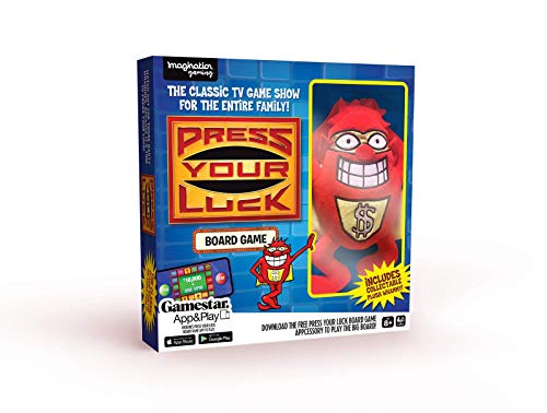 ボードゲーム 英語 アメリカ 海外ゲーム 送料無料 Press Your Luck Card Game With Whammy Plush Toy Bring The Classic Tv Game Show Home Full Of Trivia Tactics Choices And Chances Play With Family And