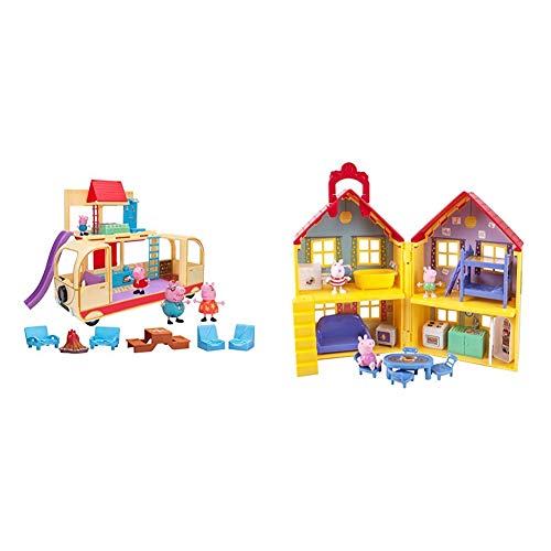 ペッパピッグ 手堅い輸入 玩具 貨物輸送無料 Peppa Pig Transforming Campervan Feature Playset Deluxe House Playsetペッパピッグ アメリカ直輸入 おもちゃ 無料ラッピングで戴き物や配物にも 反対輸入並行輸入送料込 Pasadenasportsnow Com