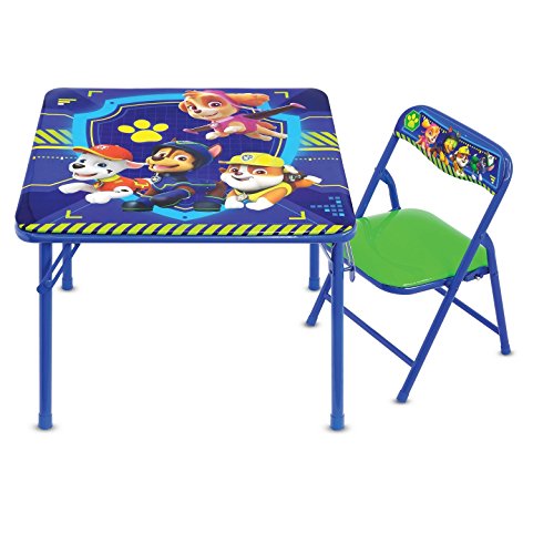 パウパトロウル アメリカ直輸入 玩び 貨物輸送無料 Paw Patrol Junior Table Chair Set Folding Table Padded Chairsパウパトロール アメリカ直輸入 おもちゃ Sngsecurity Com