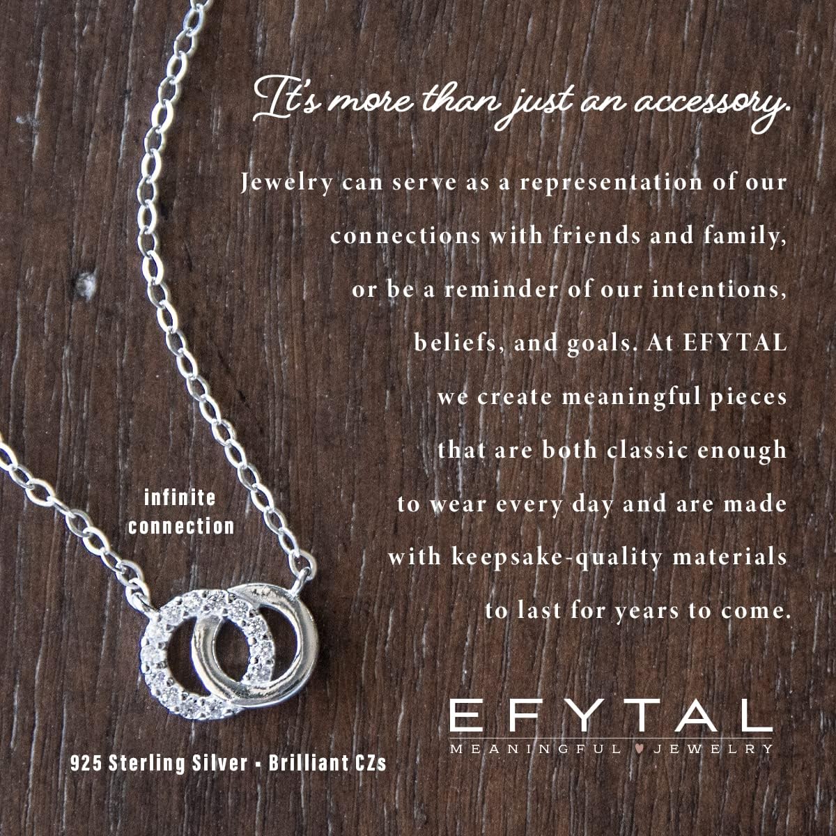 Efytal アクセサリー ブランド かわいい おしゃれ 送料無料 Efytal Girlfriend Gifts Girlfriend Birthday Gift Ideas For Her Romantic Sterling Silver 925 Small Cz Interlocking Circles Necklace Jewelefytal アクセサリー ブランド かわいい おしゃれ