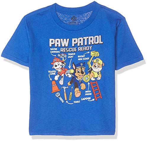 パウ巡警 アメリカ赤裸インポート お子様べべ キッズ 流行り物 貨物輸送無料 Paw Patrol Boys Paw Patrol Short Sleeve T Shirt T Shirt Royal Small Usパウパトロール アメリカ直輸入 子供服 キッズ ファッション Daemlu Cl