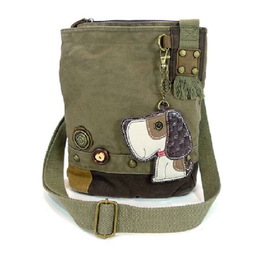 chala バッグ パッチ カバン かわいい Chala Handbag Patch Crossbody Toffy Dog Dk Olive Green Bagchala バッグ パッチ カバン かわいい|angelica