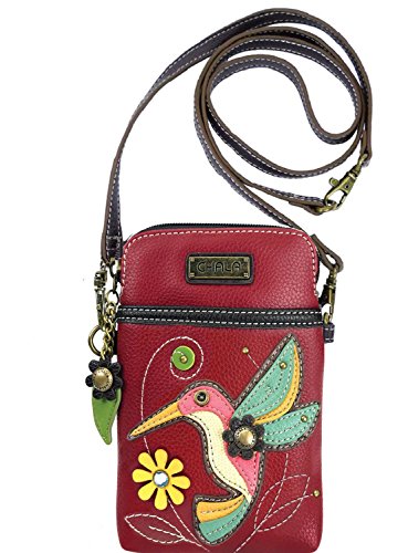chala 御徒面子 継ぎ切れ 鞄 愛くるしい Chala Hummingbird Cellphone Crossbody Handbag - Convertible Strap Bird Loverschala 御徒面子 継ぎ切れ 鞄 愛くるしい