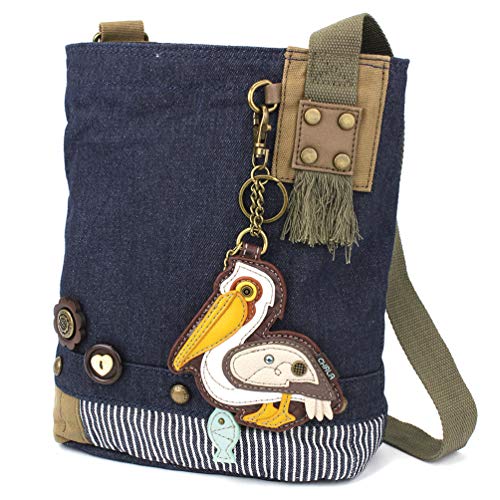 chala バッグ パッチ カバン かわいい CHALA Women Handbag Patch Crossbody - Pelican - Denimchala バッグ パッチ カバン かわいい｜angelica 19,802円
