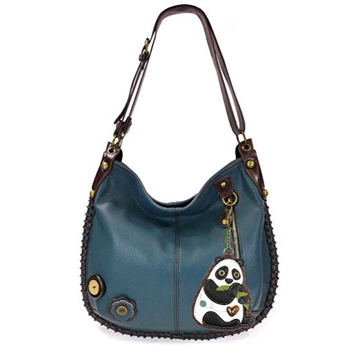 chala バッグ パッチ カバン かわいい CHALA Handbag Charming Navy Cross-body or Shoulder Convertible Large Bag - Navy (New Panda)chala バッグ パッチ カバン かわいい|angelica