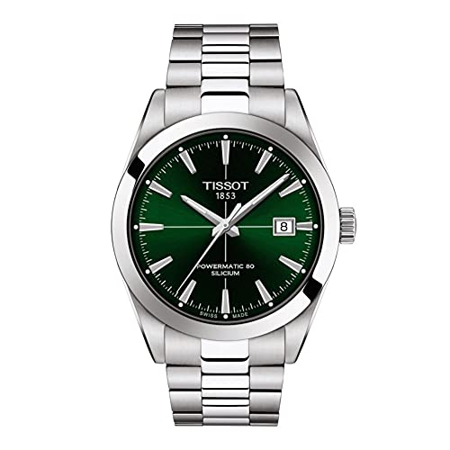 腕時計 ティソ メンズ Tissot Men's Gentleman Auto Swiss Automatic Dress Watch with Stainless Steel Strap, Grey, 21 (Model: T1274071109101)腕時計 ティソ メンズ|angelica