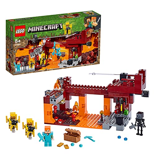 レゴ マインクラフト 送料無料 Lego Minecraft The Blaze Bridge Building Set With Alex Minifigure Wither Skeleton Figure Lava And Blaze Mob Elements The Nether Micro World Toys For Kidsレゴ マインクラフト Highsoftsistemas Com Br